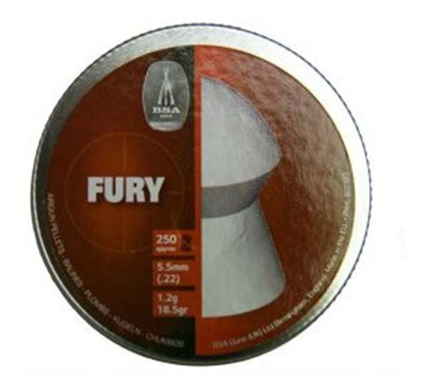 Diabolos Copitas Gamo Bsa Fury Metal Cal. 5.5 Mm 250 Pza