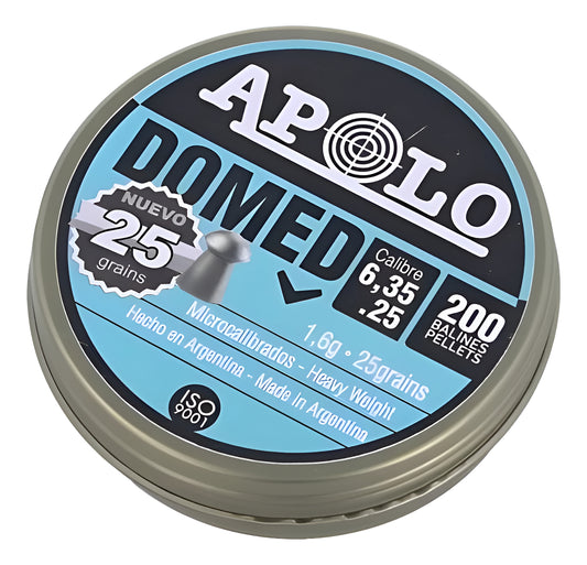 Diabolo Apolo 19918 Domed 25gr Cal 5.5mm 200pz