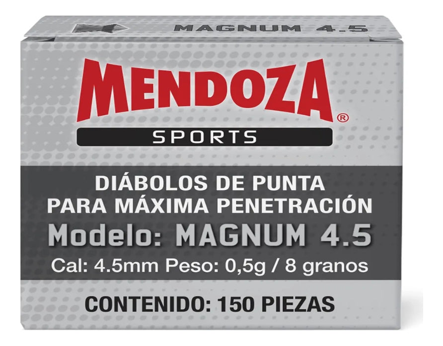 Caja De Diábolos De Punta Magnum Mendoza Calibre 4.5