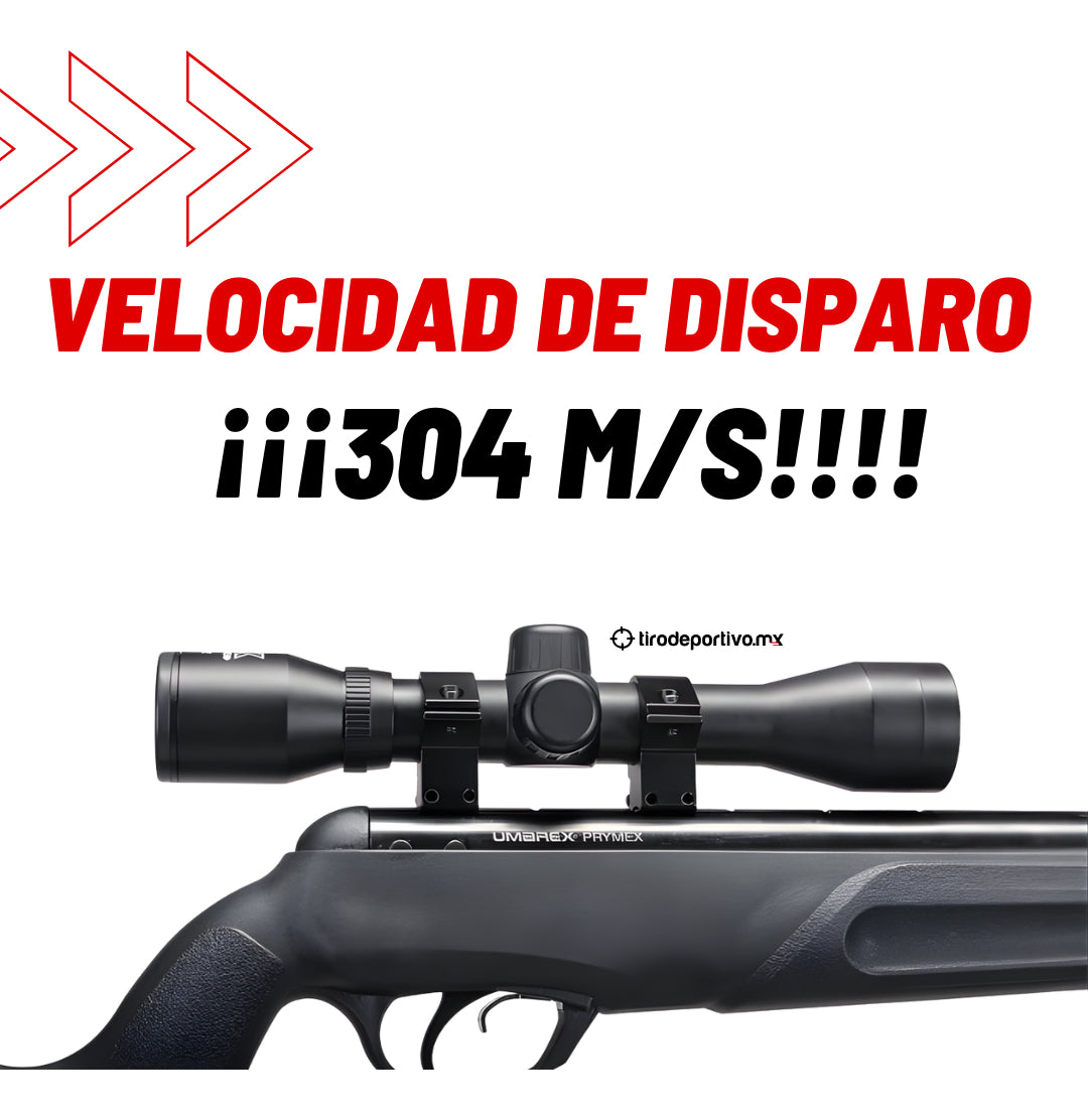 Rifle Umarex Prymex Con Cuchillo Rambo Y Diábolos 5.5mm