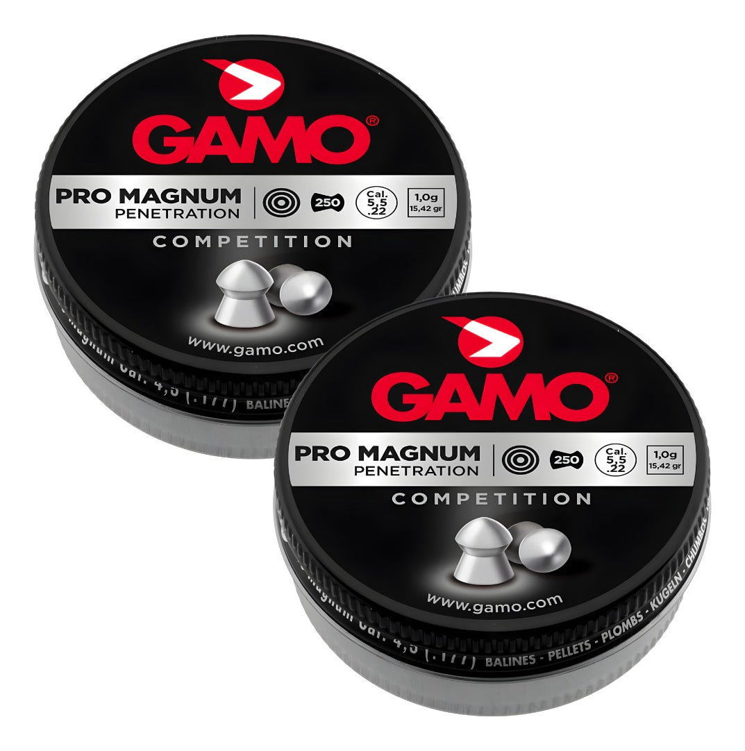 Diabolos Gamo Pro Magnum Metal Cal. 5.5 Mm 250 Pza 2 Pack