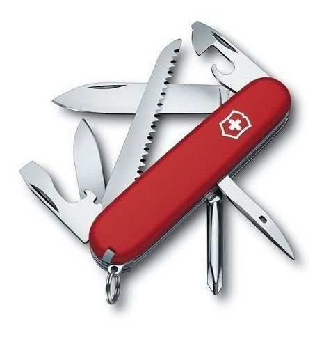 Navaja Suiza Victorinox Hiker Roja Con 13 Usos 84mm