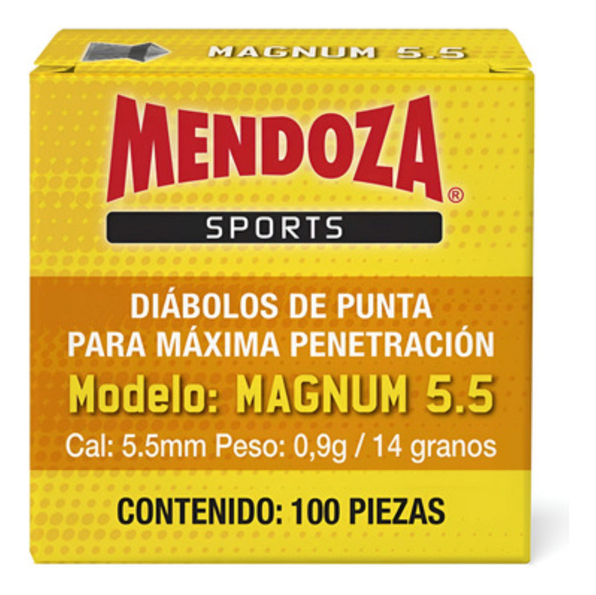 Pack Diábolos De Punta Magnum Mendoza 5.5 Mm 1000pzas.