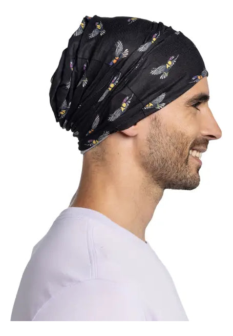 Bandana De Cuello Buff Coolnet Uv Omeri Black Upf 50
