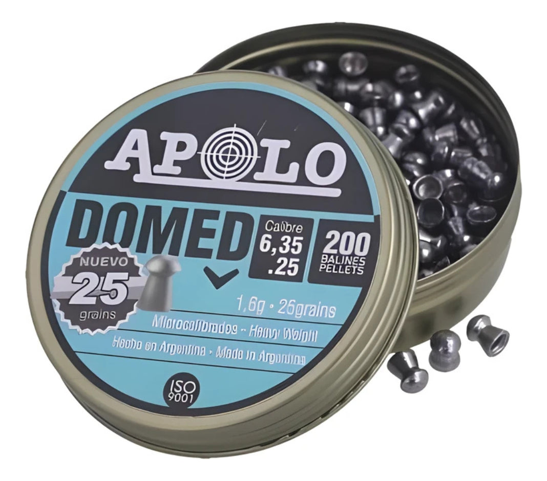 Diabolo Apolo 19918 Domed 25gr Cal 5.5mm 200pz