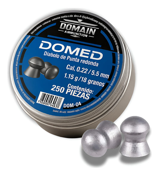 Diábolos Domain Dom-04 Domed 18gr Cal 5.5mm 250pz
