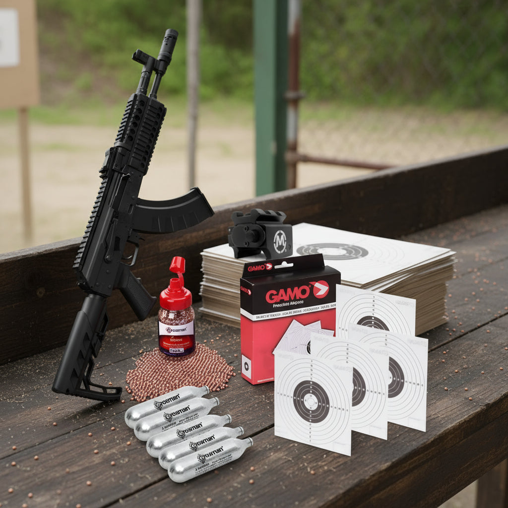 Rifle De Aire Comprimido Crosman® Auto Ak1 Con Mira Láser