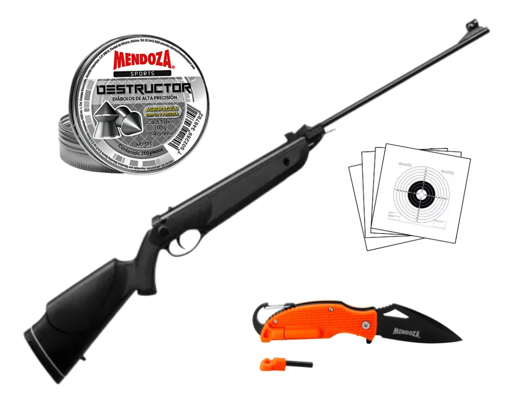 Rifle Resorte 2063 Media Potencia Cal. 5.5 Marksman Kit