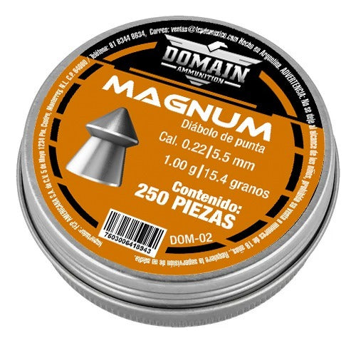 Diábolos Domain Dom-02 Magnum 15.4gr Cal 5.5 250pz
