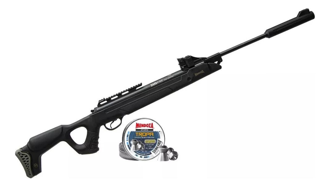 Rifle Dark Fire Mendoza Msh003 Nitropistón 40j 5.5mm + Diabolos