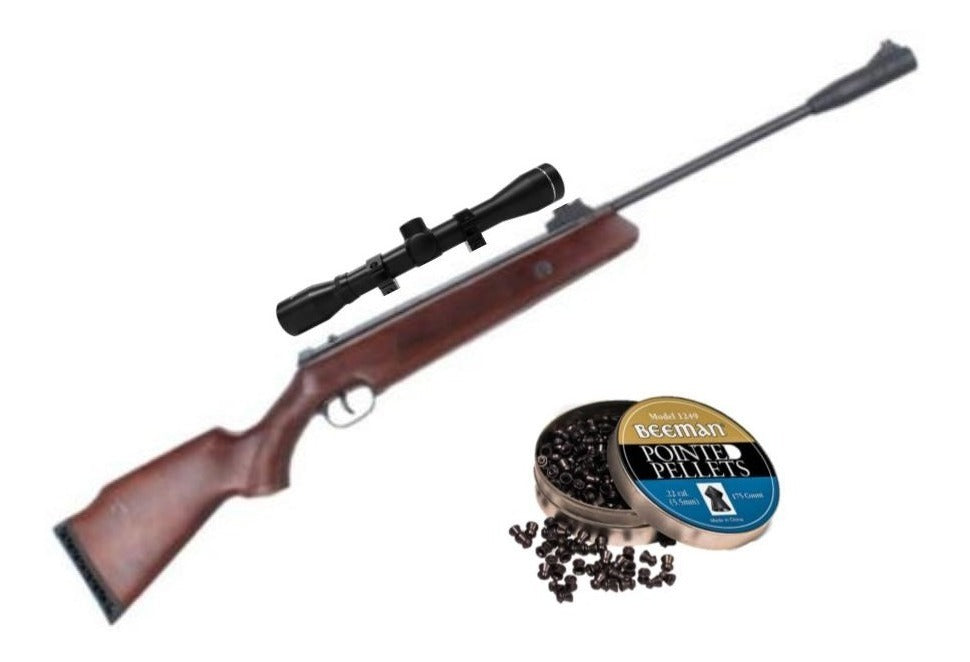 Rifle Jackal 2066 + Mira 4x32 + 175 Diabolos 1249 Cal. 5.5mm