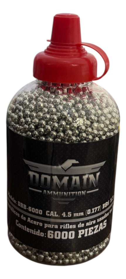 Balines Municion De Acero Domain Dbb-600 4.5mm 6000 Pz
