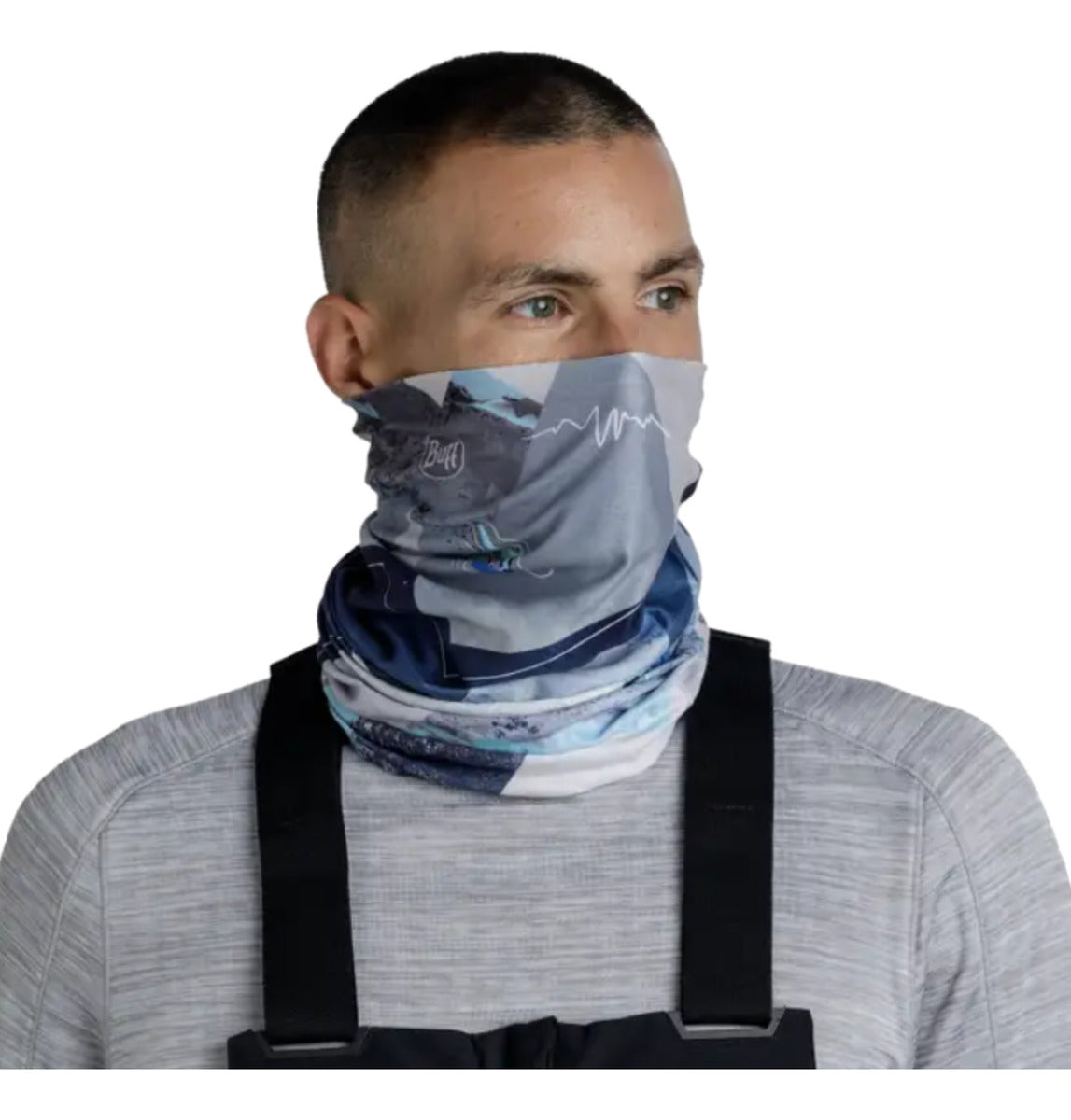 Bandana Buff Thermonet Cold Azul Geometrico
