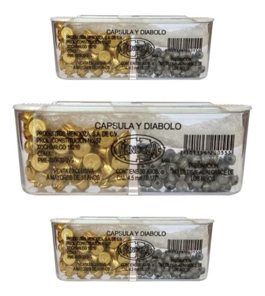 3pack Salva / Diabolo 2000 Express Calibre 4.5 Mendoza