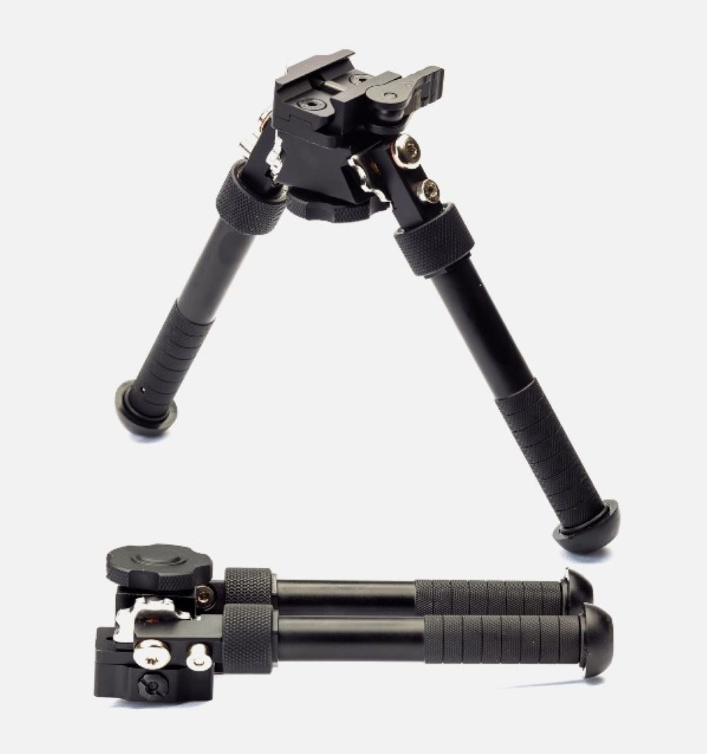 Bipode Tactico Militar Beeman 5 Posiciones Soporte Ajustable