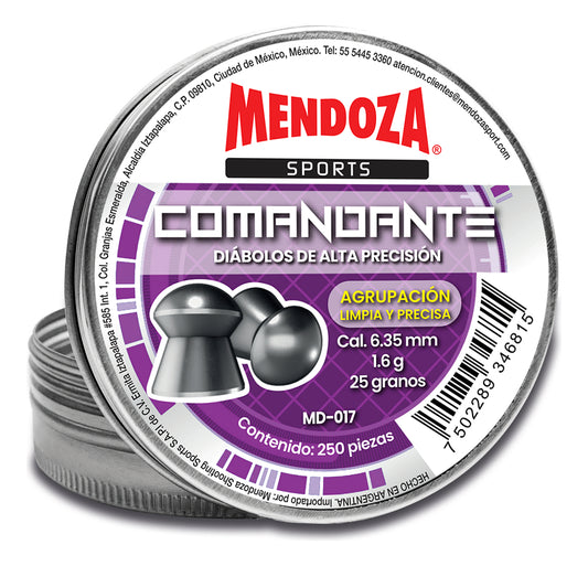 Diábolos Mendoza Comandante Md-017 Punta Domo 6.35mm