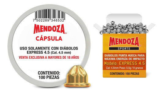 Estuche Munisalvas Mendoza Ms-100 100pz Y Diabolos 4.5mm