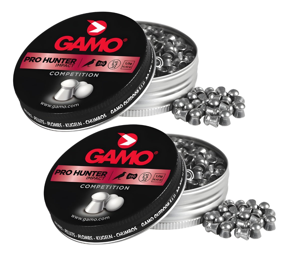 Diabolos Gamo Pro Hunter Metal Cal. 5.5 Mm 250 Pza 2 Pack
