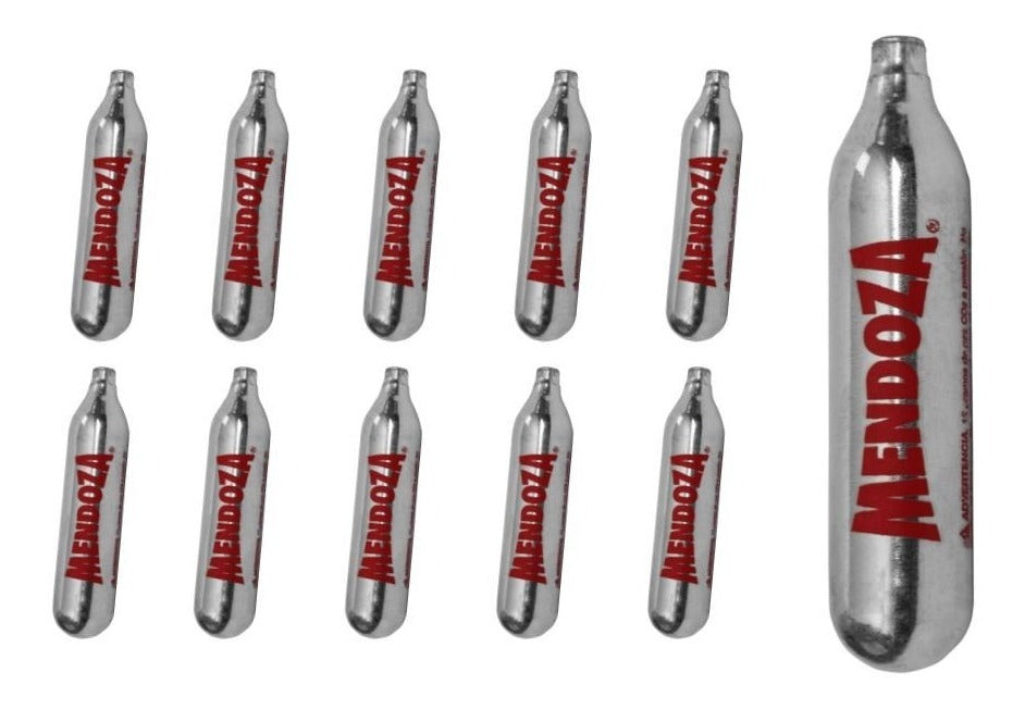 10pack Tanques Cartuchos Co2 Mendoza 12g Pistolas Y Rifles