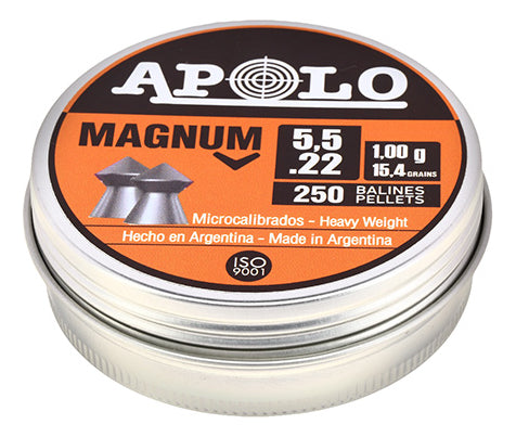 Diabolo Apolo 13003 Magnum 15.4gr Cal 5.5 250pz