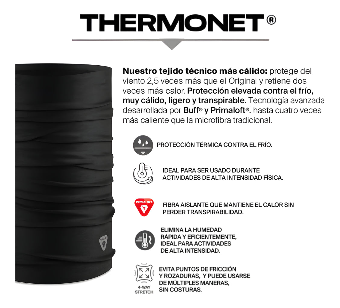 Tubular Outdoor Buff Thermonet Solid Black