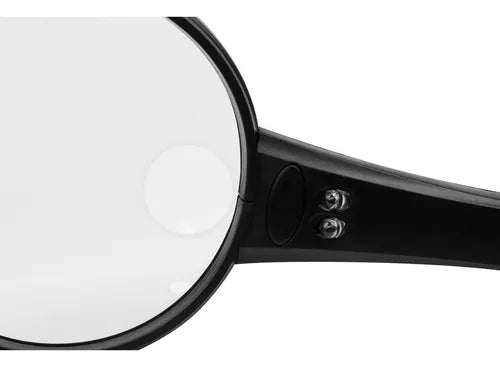 Lupa De Vidrio 90 Mm Con Luz Led Mo-014 Verden