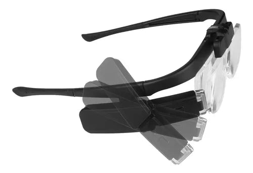 Lupa Tipo Gafas Con 6 Combinaciones De Aumento Mo-015 Verden