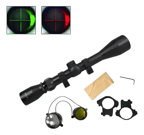 Mira Telescópica 3-9x40 Retícula Iluminada Nakashi