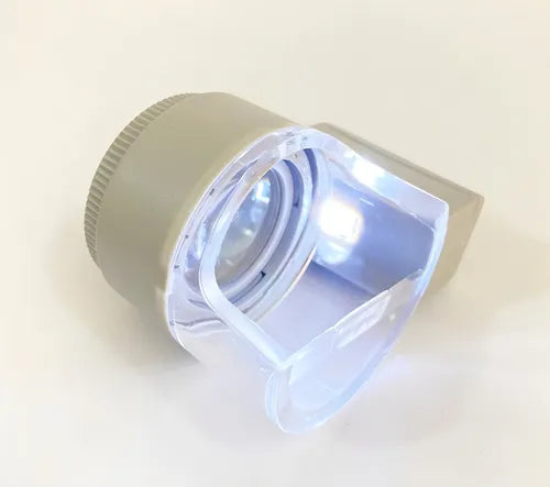 Lupa Enfoque Ajustable 8x De Aumento 23mm Diámetro Luz Led