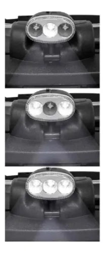 Lupa Visor Diadema 4 Aumentos 1.2x -3.5x 3 Led Verden Mo-021