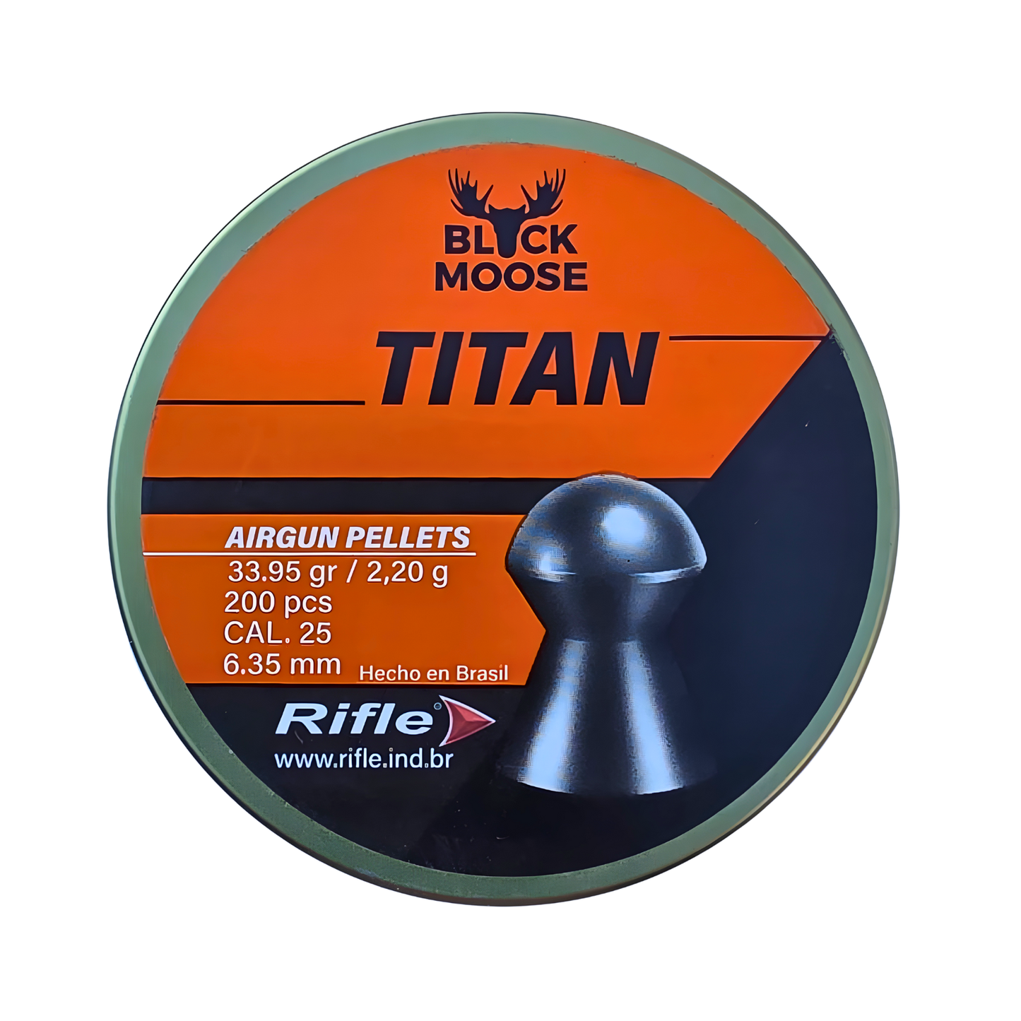 Diabolo Black Moose Field Titan C/200 Pzs. Cal. 6.35 Mm.