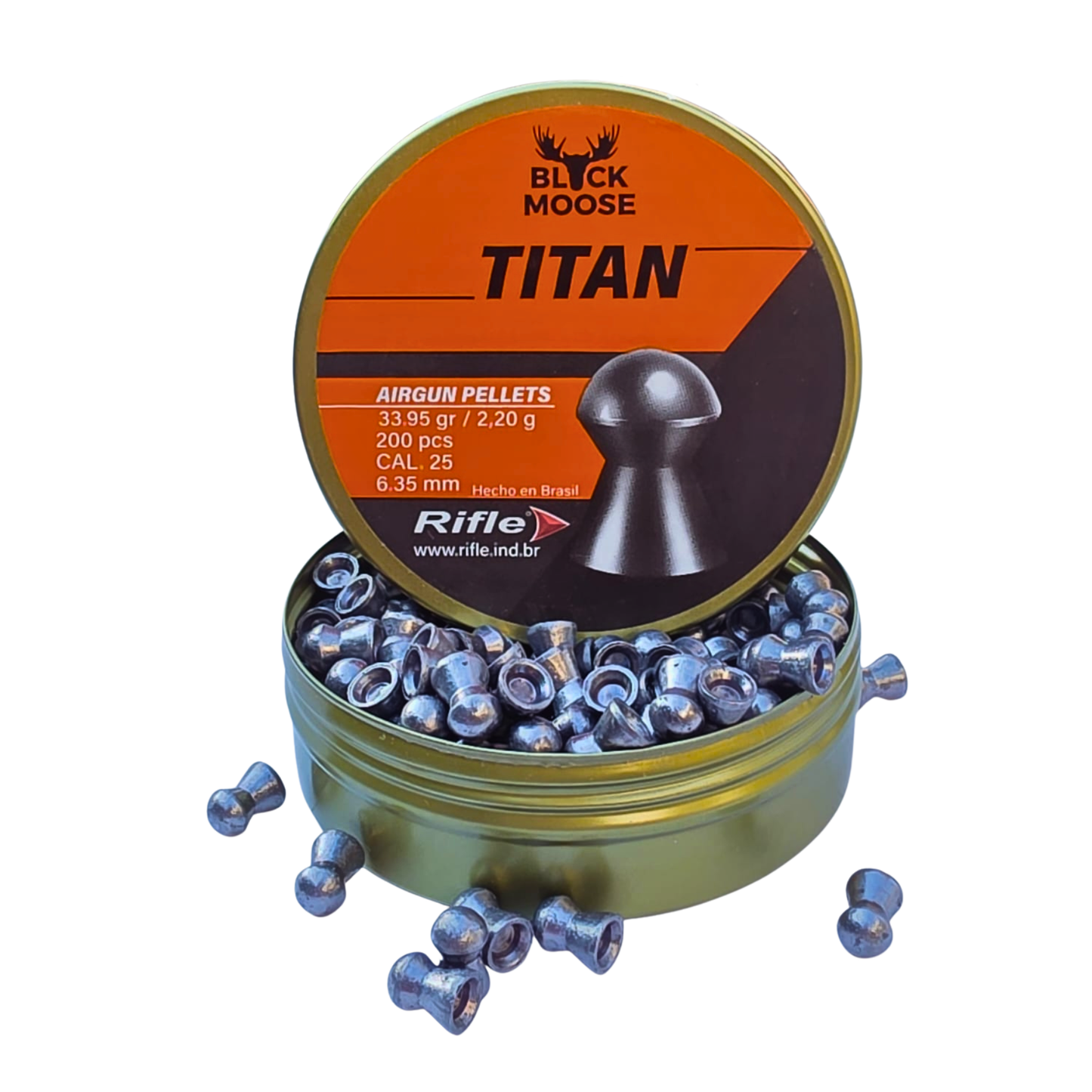 Diabolo Black Moose Field Titan C/200 Pzs. Cal. 6.35 Mm.