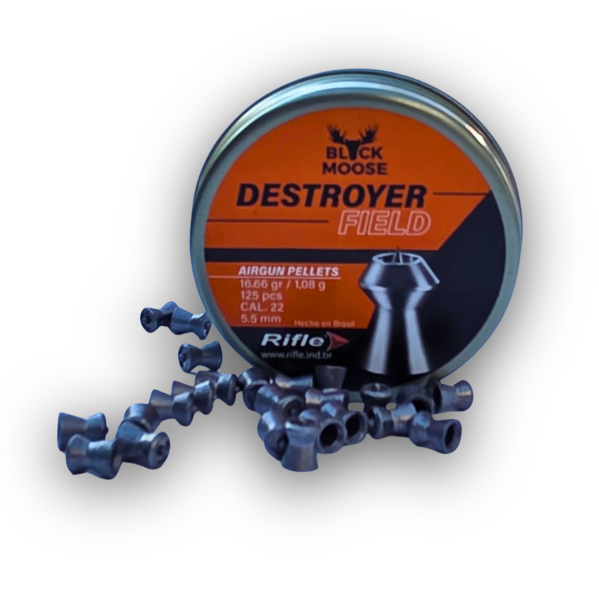 Diabolo Black Moose Fiel Destroyer C/125 Pzs. Cal. 5.5 Mm.