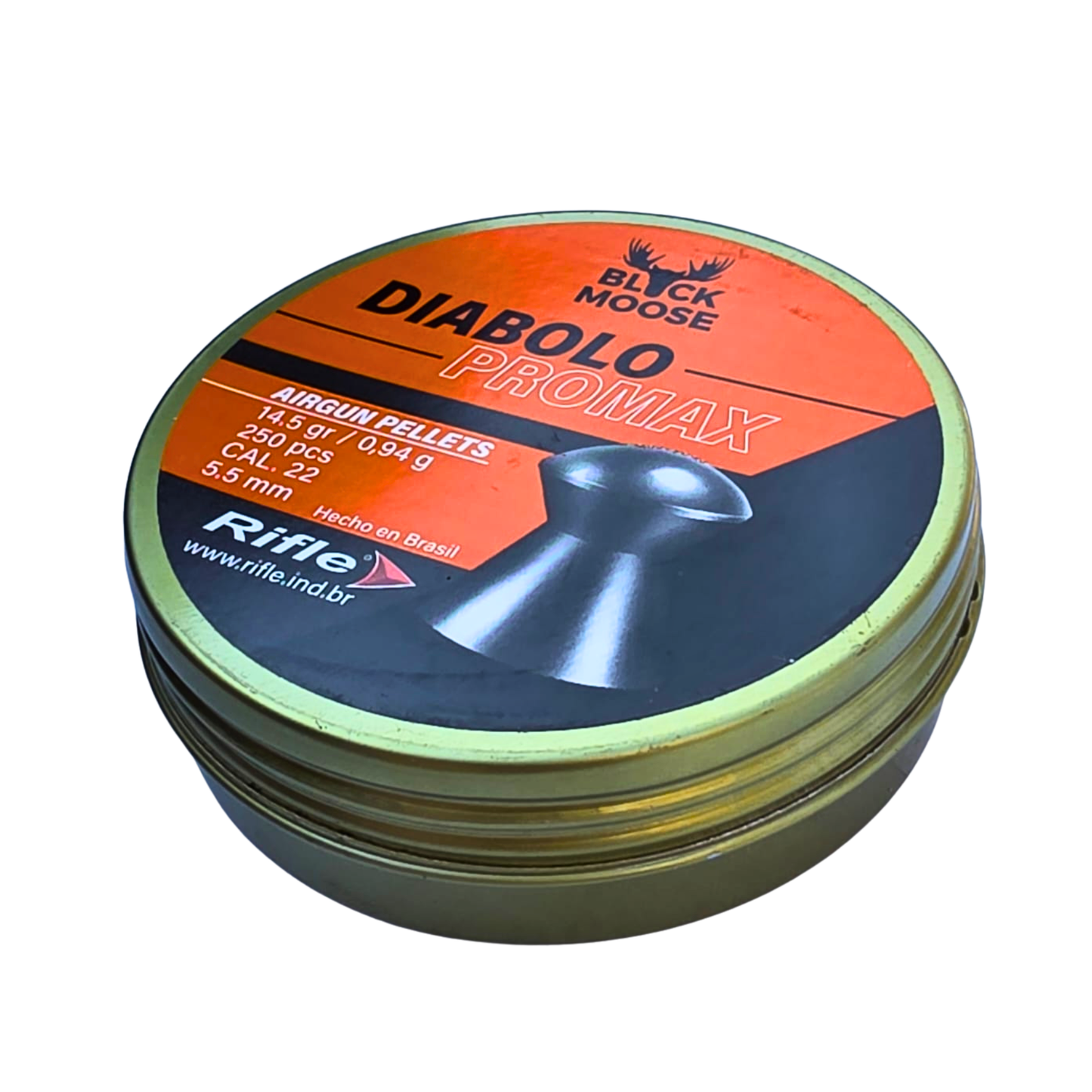 Diabolo Black Moose Modelo Promax C/250 Pzs. Calibre 5.5 Mm.