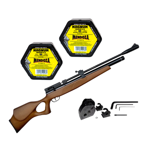 Rifle Pcp Beeman Commander 1518 3000psi + 240 Diabolos