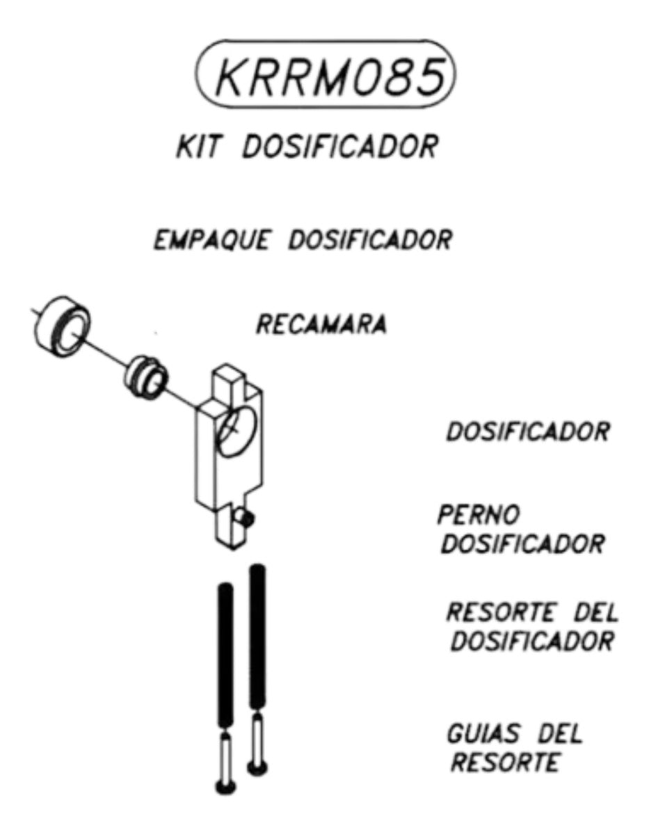 Dosificador Mendoza Rm-700, Rm-7000 Y Black Hawk