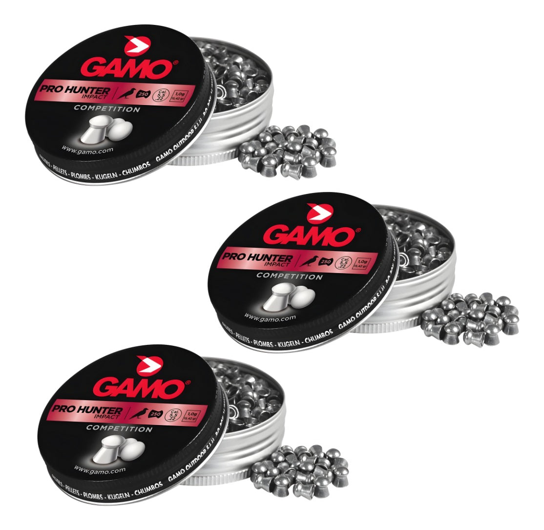 Diabolos Gamo Pro Hunter Metal Cal. 5.5 Mm 250 Pza 3 Pack