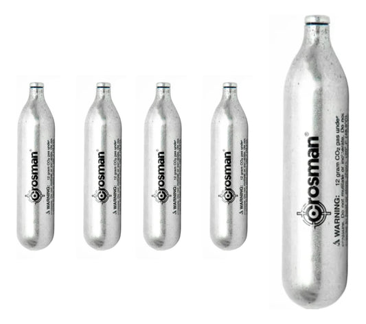 5 Pack Tanques Cartuchos Co2 Crosman 12g Pistolas Y Rifles