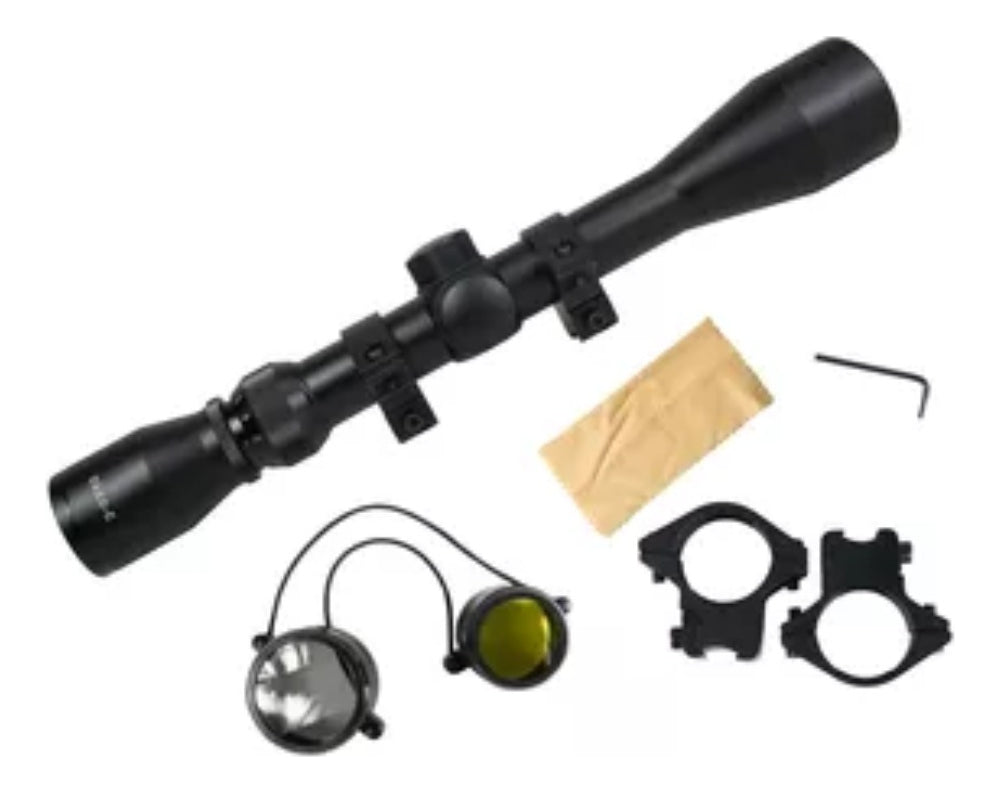 Mira Telescópica 3-9x40 Retícula Iluminada Nakashi