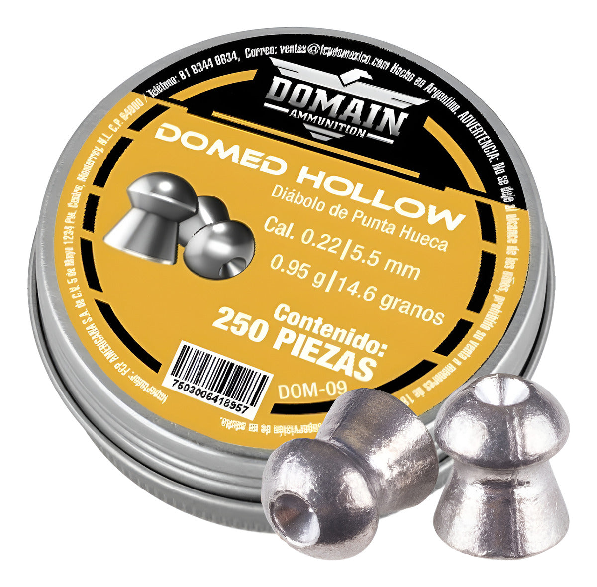 Diabolo Domain Dom-09 Hollow Point 14.6gr Cal 5.5 250pz