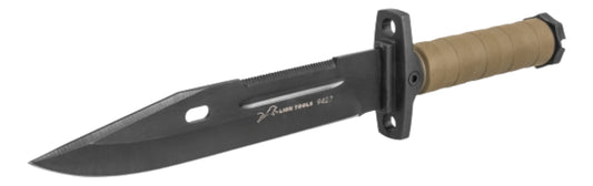 Cuchillo 8  Mango Café Hoja Pavonada C/ Funda Lion Tools 942