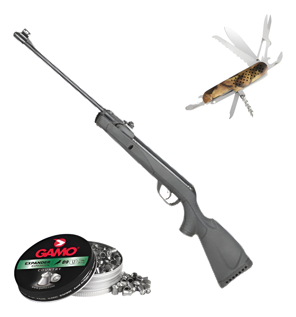 Rifle Gamo Deportivo Delta Max Force Cal. 5.5mm Negro 1397 Mm