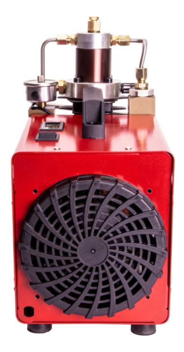 Compresor Mendoza Para Rifles Pcp 4500 Psi 110v Rojo