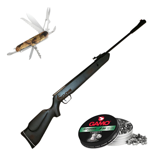 Rifle De Nitropistón Mendoza Cyclone Camuflaje 5.5mm 30j Kit