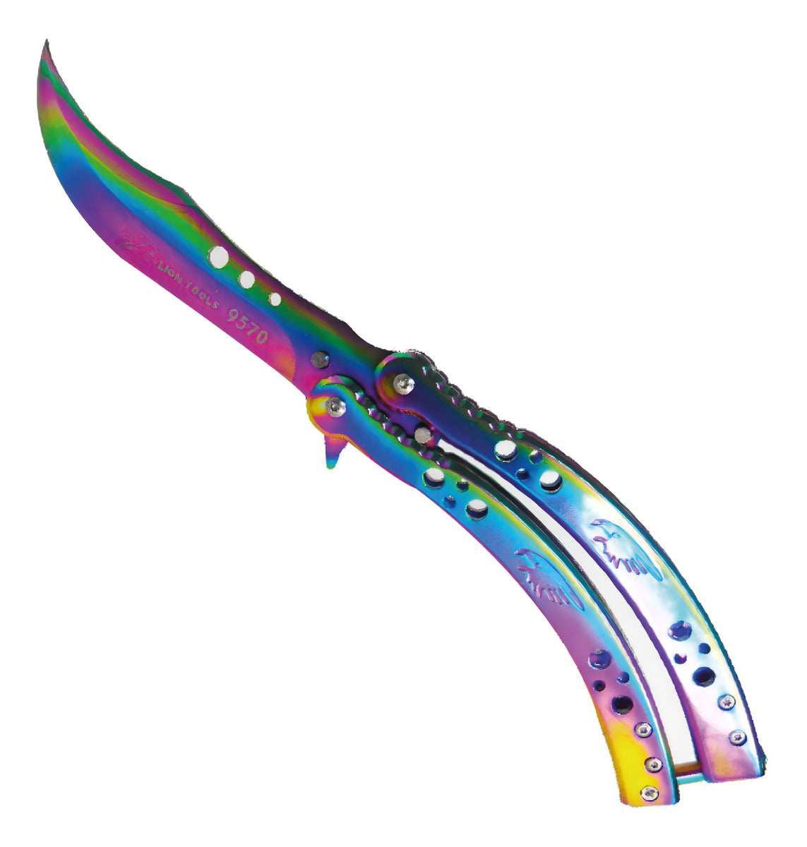 Navaja De Monte Tipo Mariposa Lion Tools 9570