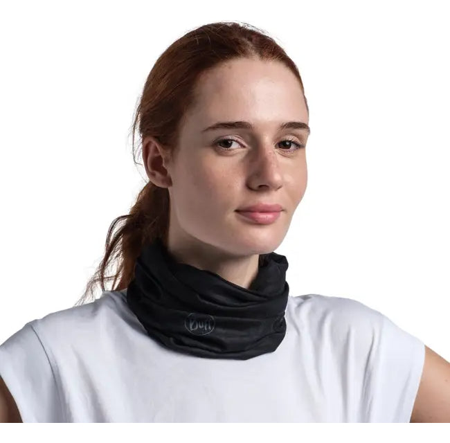 Bandana Bufanda De Cuello Buff Coolnet Uv Solid Black