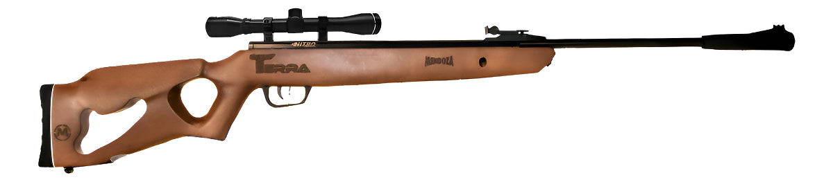 Rifle Deportivo Mendoza Terra Barniz Calibre 5.5 Mira 4x32 - Marrón - 5.5 Mm