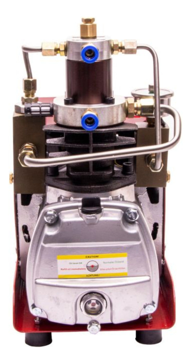 Compresor Mendoza Para Rifles Pcp 4500 Psi 110v Rojo