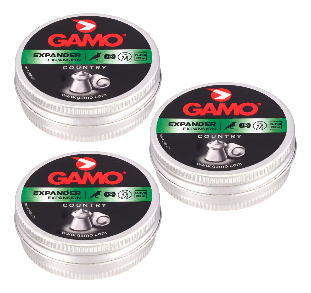 Diabolos Gamo Expander Metal Cal. 4.5 Mm 250 Pza 3 Pack