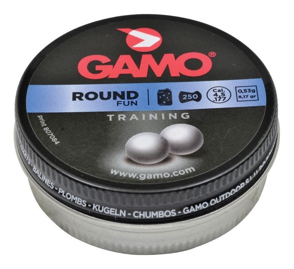 Balines Municiones Gamo De Metal Bbs Calibrada 4.5mm 250 Pza